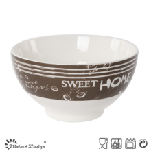 13.5cm Nouveau Bone China Rice Bowl En Gros